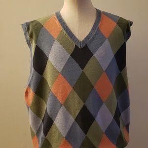 Argyle vest